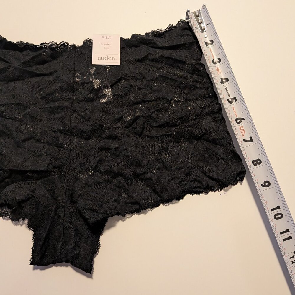 Auden Black Lace Boyshort Underwear NWT - Picture 3 of 7